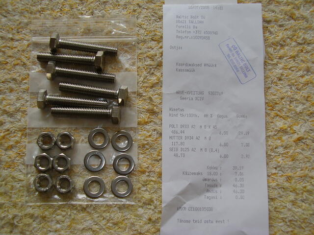 roostevaba M8x45